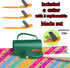 PERFYCUT Wrapping Paper Roll Cutter Tool with 3 Pcs Replaceable Blades, Gift Wrap Cutter for Christmas and Birthday