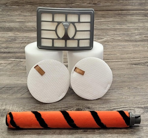 2+1 Filter Kit + Soft BrushRoll Compatible with Shark Rotator Pro Upright Vacuum with Lift-Away, DuoClean & Self-Cleaning Brushroll ZU780 ZU782 ZU785. Replaces XFF500 XHF500 1395FC831