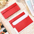 TaoBary 200 Pcs #10 Red Envelopes, Self Adhesive Business Envelopes for Cash, Office Checks & Letter Mailing