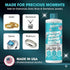100+ 8 Oz Ultrasonic Jewelry Cleaner Solution Concentrate | Uses | | Made in The USA | Compatible with All Ultrasonic