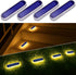 YiLaie Solar Step Lights Outdoor Waterproof, Warm White Solar Stair Lights Outdoor