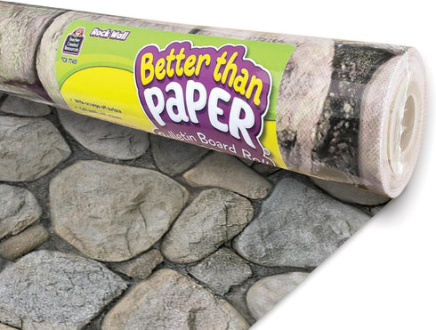 Rock Wall Better Than Paper Bulletin Board Roll