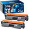 Valuetoner 30A Black Toner Cartridge Replacement, 2 Pack for HP Laserjet Pro M203dw, M227fdw Printers