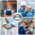 12Pcs, 3-Layer Hard Hat Sweatband Innovative Fabric Hard Hats Sweat Bands Washable, Reusable Hardhat Liner,Sponge