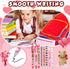 Leinuosen 72 Pcs Valentine's Day Ballpoint Pen, Black Ink Pens, Heart Pens for School Office Supplies