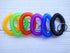Pack of 60 Colorful Wrist Coil Keychain Wristband, Spiral Key Ring Bracelet Key Holder for Pool Gym ID Badge