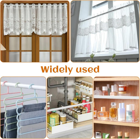 SynHHergyx 15.7''-27.5'' 1.2'' Sliding Door Security Bar Window Security Bar Locks Door Stick Securitys for Sliding