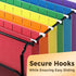 SUNEE Hanging File Folders, 6 Pack Letter Size with 1/5-Cut Tabs for Home and Office Organization