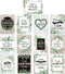 Pajean 13 Pcs Growth Mindset Posters, Simply Boho Eucalyptus Motivational Classroom Decorations for Teachers and