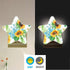 Burbuja 0.2W Sunflowers LED Night Light Plug into Wall Star-Shaped Nightlight Dusk to Dawn Auto Sensor for Bedroom