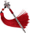 Chinese Metal Bookmarks with Tassel, Vintage Bookmark with Handmade Silky Tassel for Book Lovers