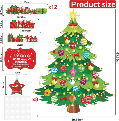 Christmas Bulletin Board Decorations, Nativity Set, Names of Jesus Board, Religious Cutouts for School Decor