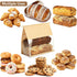 GOULIKFUL 100 Pack 10.5x10.6x6.1 Inch Packaging Large Paper Bread Bags for Homemade Bread Sourdough Sandwich