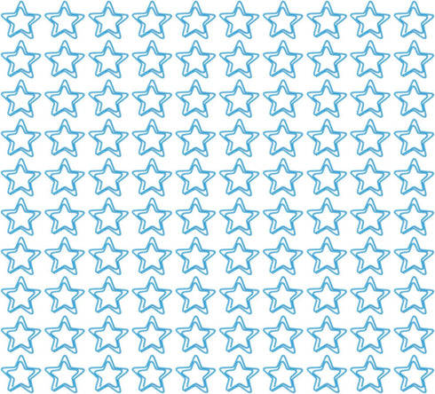 Star Paper Clips, 100pcs Blue Star Paper Clips, Cute Bookmarks for Office School Paper Files Organizing