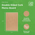 Go4Cork Framed Cork Bulletin Board - 23.6”x 15.7” | Premium Double-Sided Pine Frame Eco Cork Memoboard | Office, Home & Classroom Organization Decor | Pushpins & Set Up Accessories Included by Go4Cork Office