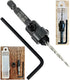 Adjustable Wood Countersink Drill Bit #4 (7/64") with Tapered Drill Bit for Woodworking