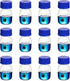 3.4oz (100ml) Glass Round Media Storage Bottles, Heavy-duty Borosilicate with GL45 Screw Cap, Pack of 12