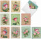 The Best Card Company 10 Assorted Thank You Notecards Boxed Set, 4 x 5.12 Inch with Envelopes, 10 Designs