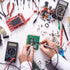 YOKIVE Test Leads, Multimeter Banana Plug to Alligator Clip Test Cable for Laboratory Testing Work, Red, Black, 1M