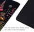 Black Pink Beauty Flowers Mouse Pad, Unique Design Computer Mousepad with Non-Slip Rubber Base for Women