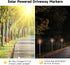 5 Joyibay PCS Solar Powered Driveway Markers, Solar Warming Landscape Lights, Solar Outdoor Driveway Lights, Landscape
