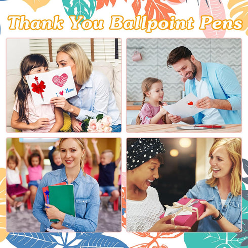 Yeaqee 36 Pcs Appreciation Pens Bulk - Inspirational Ballpoint Gifts, Thank You for Being Amazing for Employee Coworker