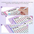 Sooez 100 Envelopes Money Saving Challenge, Savings Challenges Book with 100 Pocket Pre-number, Reusable Tracker,