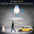 DiCUNO Radar Motion Sensor Light Bulbs, 12W (100W Equivalent), Daylight White 5000K, 1100 LM, A19 E26, 2-Pack