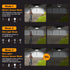 302 3000LM, IP65 3 270 3 UME Solar Outdoor Lights LED Waterproof Motion Sensor Outdoor Lights, Heads Solar Security