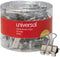 Universal 11240 Small Binder Clips, 3/8-Inch Capacity, Silver, 40/Pack, 3/4-Inch Wide