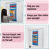 Mr. Pen Hanging Wall File Organizer, 6 Pocket Blue with 3 Overdoor Hangers