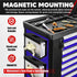 2 toolboxes, C&T Piece Magnetic Glove Box Holder, Tissue Dispenser, Holds Boxes of Gloves, Towels, Wipes
