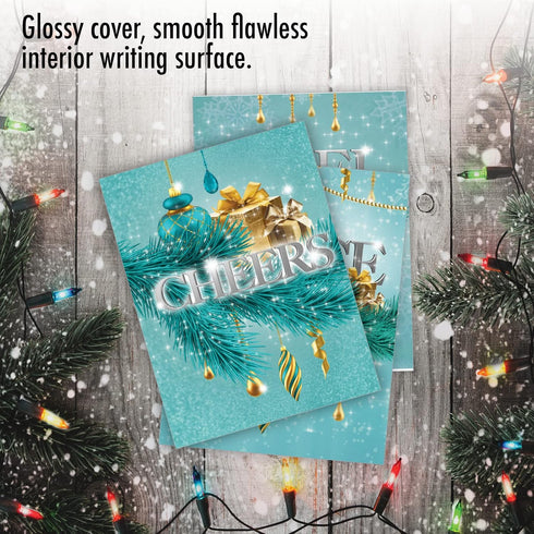 The Best Card Company - 20 Merry Christmas Greeting Cards (10 Designs, 2 Each) - Festive Holiday Assortment