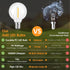 Mlambert G40 LED Replacement Light Bulbs for String Lights, Dimmable E12 Base, 1W Equal to 5W, Warm White 2700K, 25 Pack