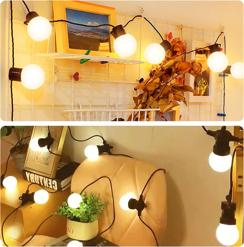 Small G14 LED Globe Light Bulb, 1W G45 LED Vanity Bulb 15W Equivalent, Warm White 3000K E26 Base, LED Colored Light Bulbs for Bathroom Mirror Halloween Christmas Wedding Party Decor, 6 Pack by Flaspar