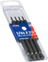 Mayhew Tools 19514-4 USA SAE Ball Hex Power Bit, 4-Pack, 5/64 x 3.5"