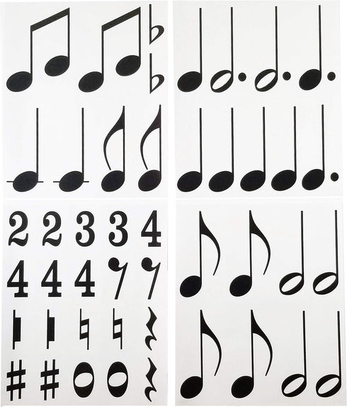 Hangable Plastic Music Note & Music Symbol Teaching Set