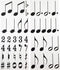 Hangable Plastic Music Note & Music Symbol Teaching Set