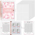 SKYDUE 100 Envelopes Challenge Binder with Laminated $5050 Tracker Sheet & Pre-numbered Pockets (Pink)