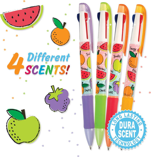 Tri-Color Smens- Scented Pens, 4 Count