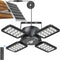 Latband Solar Pendant Light Outdoor Indoor Solar Powered Motion Sensor Shed Light,144LED 1200LM