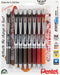 EnerGel RTX Retractable Liquid Gel Pen, Change Expressions Pack, 0.7mm Assorted Ink, Pack of 8 Pens