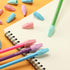 Mr. Pen Pencil Erasers Toppers, 120 Pack, Pastel Colors, Pencil Top Erasers for School Supplies