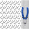 30 Pieces Pegboard Plier Holders, Black Double Loop Stainless Steel Pegboard Hooks for Shop Display