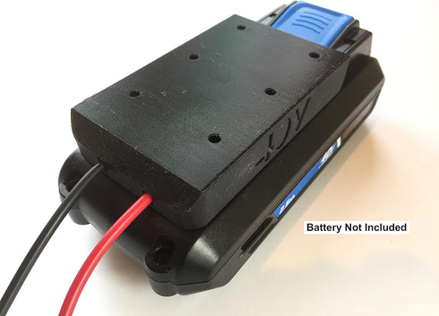 Adapter for Hart 40V Battery Batteries 12 Gauge Power Output Lithium li-ion, black