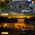 54FT(48+6) Dimmable Bulbs 20+Hrs addlon Solar String Lights Outdoor Waterproof with USB Charging & Remote Control