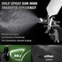 1.4/1.7/2.0/2.5mm Nozzles HVLP Spray Gun Kit with & Air Pressure, Automotive Paint Gun Gravity Feed Air Spray Paint Gun