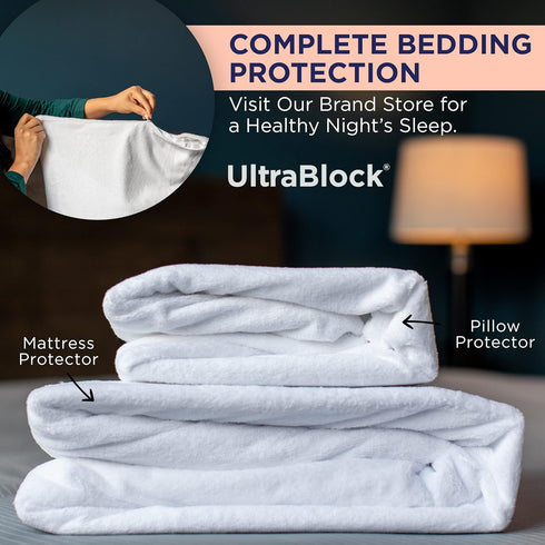 Ultrablock Queen Size Mattress Bags for Moving or Storage – 6 Mil Reusable Plastic Cover, Tear and Puncture Resistant