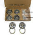 1.77 Inch Cabinet(6 Pack) YankMooM Antique Drawer Pulls Bronze Dresser Pull Rings Round Drawer Handles Vintage Cabinet