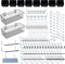 246PCS Pegboard Accessories Organizer Kit with Hooks, Bins, and Paper Towel Holder for Garage Storage